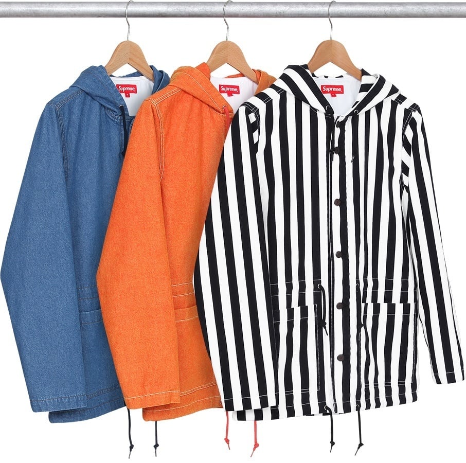 Hooded Denim Parka
